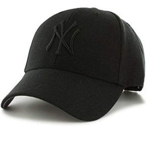 BLACK Cotton Adjustment Unisex Cap